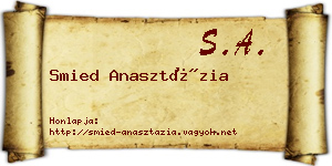 Smied Anasztázia névjegykártya